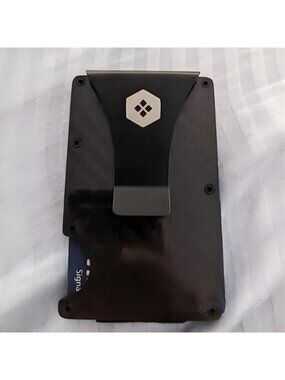 Minimalist Slim Wallet for Men - Carbon Fiber Wallets for Men RFID Blocking